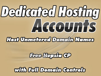 Modestly priced dedicated hosting server accounts
